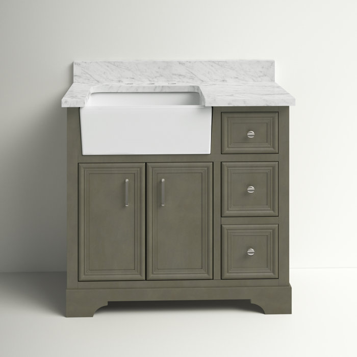 Sand & Stable Emiliano 36'' Free Standing Single Bathroom Vanity with
